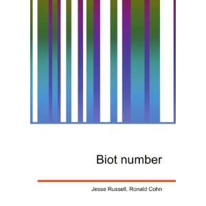  Biot number Ronald Cohn Jesse Russell Books