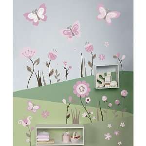 Little Boutique Wall Decals   Butterfly Fields