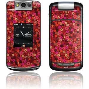   Circles   Berry Red skin for BlackBerry Pearl Flip 8220 Electronics