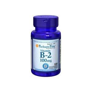  B 2 (Riboflavin) 100 mg 100 mg 100 Tablets Health 