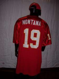 Kansas City Chiefs Montana#19 Throwback 1994 Jersey/Cap  