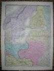 ca1870 Andriveau Goujon map POLAND, BALTIC, SCANDINAVIA