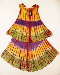 Sacred Threads Hippie SPRING Tie Dye Circle Set 192/2  