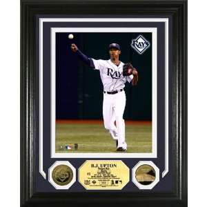  Highland Mint Tampa Bay Rays Bj Upton 24Kt Gold Coin Photo 