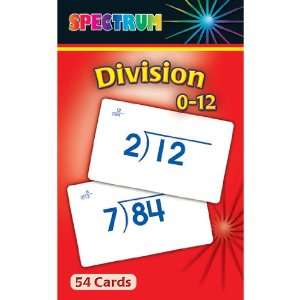  Quality value Spectrum Flash Cards Division 0 12 Gr 3 5 By 