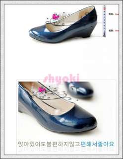 Lady Fashion Wedge Heel Pump Shoes 4 Colors Full sizes Hot Sell #023 