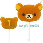8pcs Rilakkuma Bear Chocolate Cookie Party Gifts Bag S items in Kung 