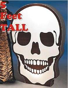BIG LIGHTED Skull HallowEEn Party Decoration PHoto prop  