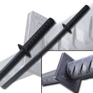  Hard Pp Black Ninja Sword 39 Inches Long Sports 
