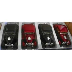   Diecast 1932 Ford Coupe Box of 4 Cars Two of Each Colors Toys & Games