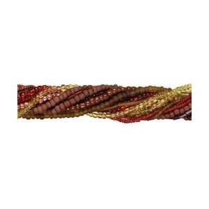  Cousin Revolution Glass Seed Bead Mix 100 Grams/Pkg Red; 3 