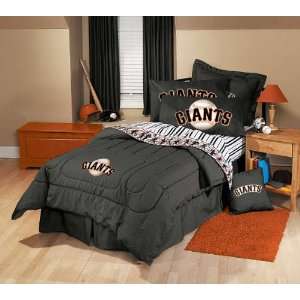 San Francisco Giants Black Denim Twin Size Comforter  