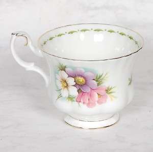 ROYAL ALBERT FLOWER OF THE MONTH CUP & SAUCER OCTOBER  