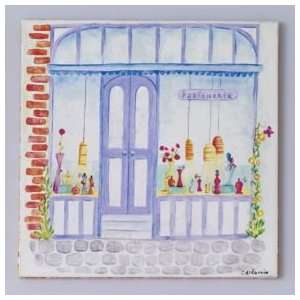   Kids French Store Front Wall Art Pieces, La Parfumerie Champs Wall Art