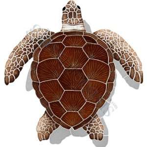   Brown Turtle Pool Accents Brown Pool Glossy Ceramic   16220 Home