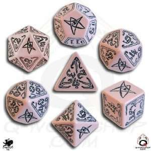  Pink Black Call of Cthulhu Dice Set Toys & Games
