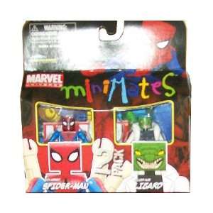 Minimates Six Armed Spider man & Silver Age Lizard Toys & Games