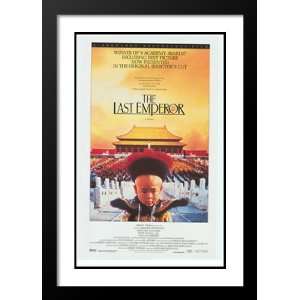  The Last Emperor 20x26 Framed and Double Matted Movie 