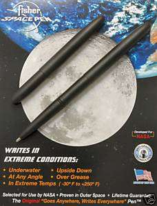 Fisher Space Pens Matte Black Bullet Pen #400B  