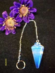 Opalite Pendulum Wicca Crystal Moonstone Gemstone Divination Opal 