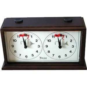  The INSA Merchanical Chess Clock Timer   Dark Wood Toys & Games