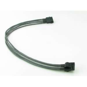   Kobra SS Cables 4pin EZ Pinch Molex Extension   Carbon Fiber   16 Inch