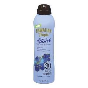   Tropic Island Sport Sunscreen, Clear Spray, 30 UVB/SPF with UVA, 6 oz