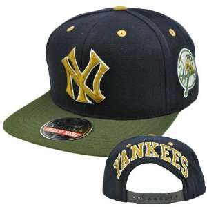 MLB American Needle Blockhead Earthtone Hat Cap Wool Snapback New York 