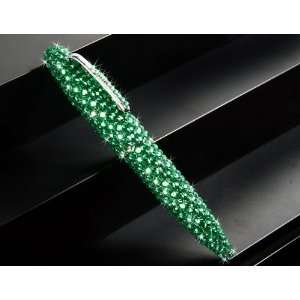  Handcraft Green Style Bright Rhinestone Crystal Rollerball 