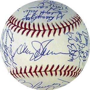  New York Mets 1986 Team Autographed Baseball Sports 