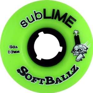  Sublime Softballz 57mm 80a Skate Wheels