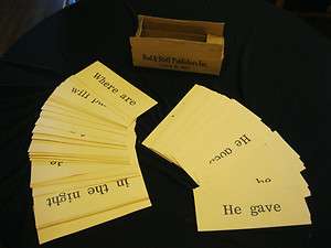 Reading phonics Phrase educational cards religious  
