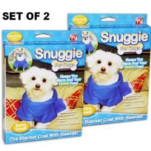  SNUGGIE FOR DOGS   SIZE EXTRA SMALL BLUE SET OF 2 Electronics