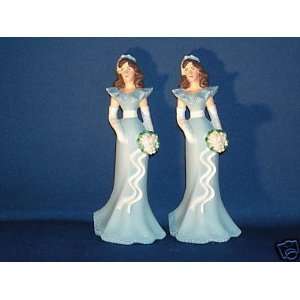Wilton Bridesmaids w/Light Blue Dresses 