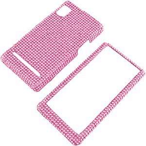  Rhinestones Protector Case for Motorola DROID 2 A955, Pink 