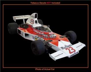 Tamiya 1/12 M23 McLaren Texaco F1 (1974) Fitipaldi Hulme Unassembled 