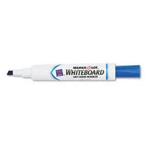 Avery Marks A Lot Desk Style Blue Dry Erase Marker with Chisel Tip 12 