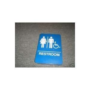    ADA Unisex Restrooms 6x9 Braille/Symbol/Text Sign
