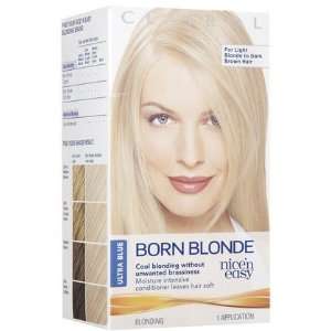 Clairol Nice n Easy Born Blonde Hair Color, Ultra Blue (Quantity of 4 