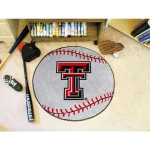 BSS   Texas Tech Red Raiders NCAA Baseball Round Floor 