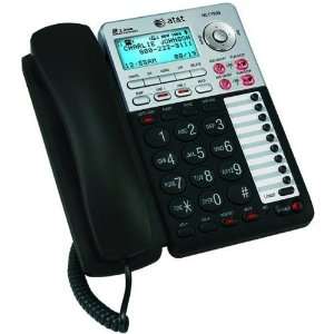  AT&T 17939 Corded Phone, Black/Silver, 1 Handset 