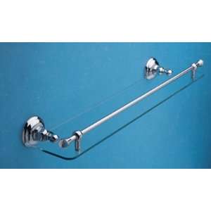  Rohl A1480CAPC 24 Inch Country Crystal Glass Shelf in 