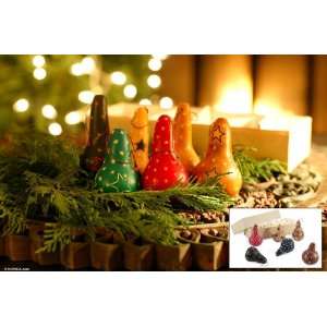 Mate gourds, Christmas Pears (set of 6)