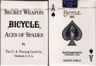 Bicycle Secret Weapon Aces of Spades Playing Cards Deck  