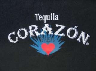 Corazon Tequila de Agave T Shirt ~ Black SS ~ Size L  