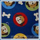 booak fabric richloom dog puppy face head dot large breed