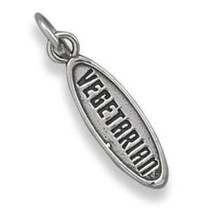  Vegetarian SOLID .925 Sterling Silver Charm Everything 