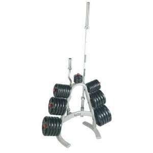   Olympic Weight Plate Tree with Olympic Bar Holders