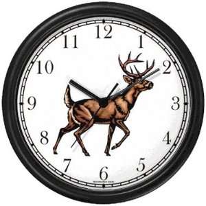  Deer Buck   Animal Wall Clock by WatchBuddy Timepieces 