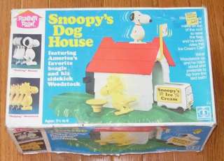 SNOOPYS DOG HOUSE HASBRO 1978 BOXED ROMPER ROOM  
